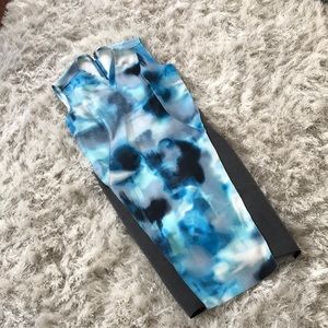 *NEW* Tahari Blue Multicolor Dress Size 12